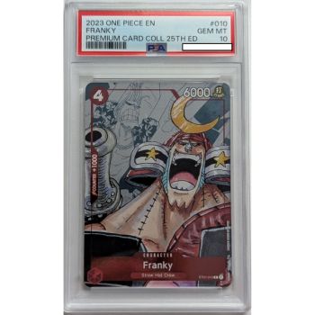 [PSA 10 - Gem Mint] - Carte Gradée - Franky ST01-010 - Premium Card Collection 25th - 2023 - One Piece - Anglais