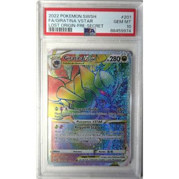 [PSA 10 - Gem Mint] - Carte Gradée - Giratina VSTAR 201/196 - Epee & Bouclier : Origine Perdue - 2022 - Pokémon - Français