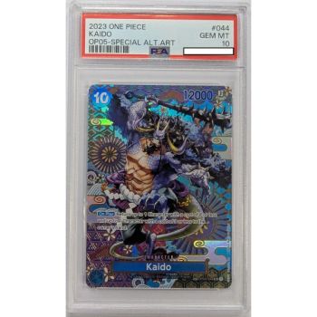 [PSA 10 - Gem Mint] - Carte Gradée - Kaido OP04-044 - OP05 Awakening of the New Era - 2023 - One Piece - Anglais