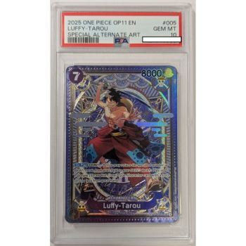 [PSA 10 - Gem Mint] - Carte Gradée - Luffy-Tarou ST18-005 - OP11 A Fist of Divine Speed - 2025 - One Piece - Anglais