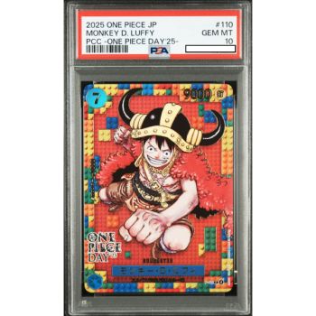 [PSA 10 - Gem Mint] - Carte Gradée - Monkey.D.Luffy P-110 - One Piece Day'25 - 2025 - One Piece - Japonais