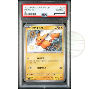 Item [PSA 10 - Gem Mint] - Carte Gradée - Pikachu 236/190 SV4A - 2023 - Pokémon - Japonais