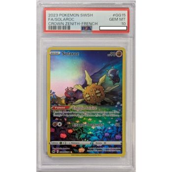 [PSA 10 - Gem Mint] - Carte Gradée - Solaroc GG15/GG70 - Epee & Bouclier : Zenith Suprême - 2023 - Pokémon - Français