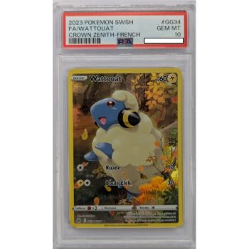 [PSA 10 - Gem Mint] - Carte Gradée - Wattouat GG34/GG70 - Epee & Bouclier : Zenith Suprême - 2023 - Pokémon - Français