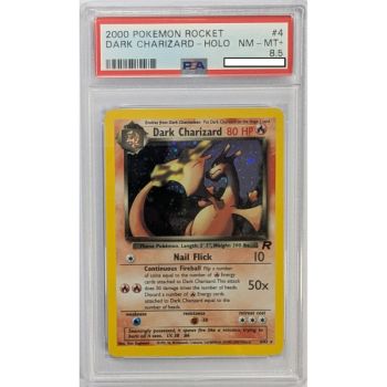 [PSA 8.5 - NM-MT+] - Carte Gradée - Dark Charizard 4/82 - Rocket - 2000 - Pokémon - Anglais