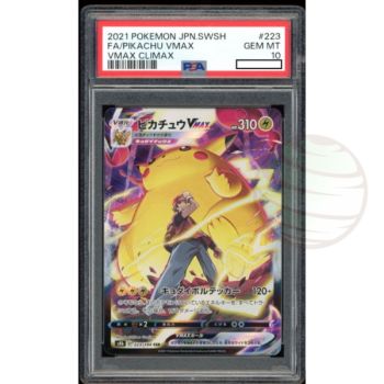 Item [PSA 9 - Mint] - Carte Gradée - Pikachu VMax 223/184 VMAX Climax 2021 - Pokémon - Japonais