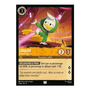 Item Loulou, Canard trop cool - 1/204 - ROJ - Le Règne de Jafar - Brillante - Premium - Français