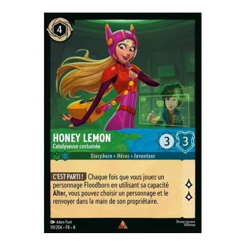 Item Honey Lemon, Catalyseuse costumée - 111/204 - ROJ - Le Règne de Jafar - Brillante - Premium - Français