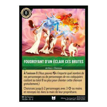 Item Foudroyant d'un éclair ces brutes - 115/204 - ROJ - Le Règne de Jafar - Brillante - Premium - Français