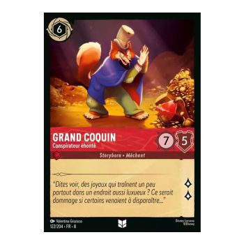 Item Grand Coquin, Conspirateur éhonté - 122/204 - ROJ - Le Règne de Jafar - Brillante - Premium - Français