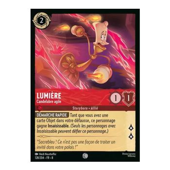 Item Lumière, Candelabre agile - 128/204 - ROJ - Le Règne de Jafar - Brillante - Premium - Français