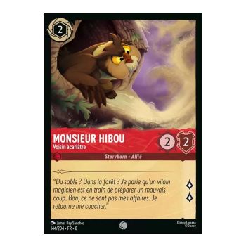Item Monsieur Hibou, Voisin acariâtre - 144/204 - ROJ - Le Règne de Jafar - Brillante - Premium - Français