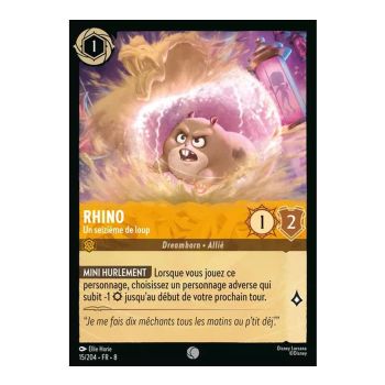 Item Rhino, Un seizième de loup - 15/204 - ROJ - Le Règne de Jafar - Brillante - Premium - Français