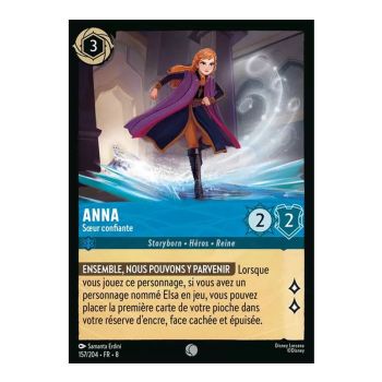Item Anna, Sœur confiante - 157/204 - ROJ - Le Règne de Jafar - Brillante - Premium - Français