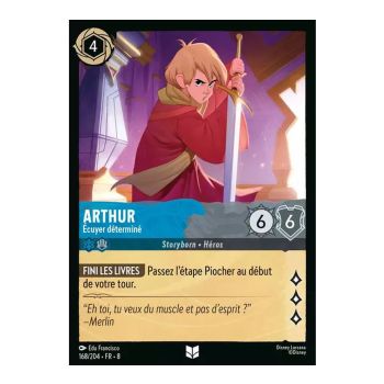 Item Arthur, Écuyer déterminé - 168/204 - ROJ - Le Règne de Jafar - Brillante - Premium - Français