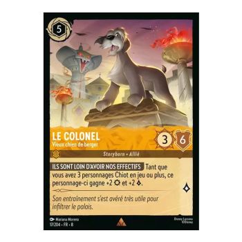 Item Le Colonel, Vieux chien de berger - 17/204 - ROJ - Le Règne de Jafar - Brillante - Premium - Français
