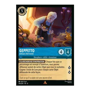 Item Geppetto, Artisan chevronné - 174/204 - ROJ - Le Règne de Jafar - Brillante - Premium - Français