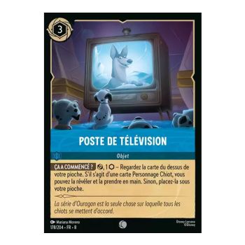 Item Poste de télévision - 178/204 - ROJ - Le Règne de Jafar - Commune - Français