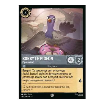 Item Bobby le pigeon, Pigeon violet - 182/204 - ROJ - Le Règne de Jafar - Commune - Français