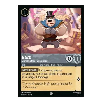 Item Nazo, Contremaître de Don Carnage - 185/204 - ROJ - Le Règne de Jafar - Commune - Français