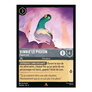 photo Vinnie le pigeon, Pigeon vert - 194/204 - ROJ - Le Règne de Jafar - Brillante - Premium - Français