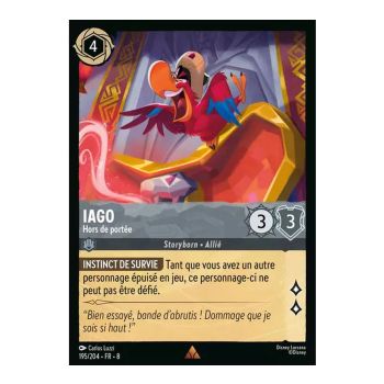 Item Iago, Hors de portée - 195/204 - ROJ - Le Règne de Jafar - Rare - Français