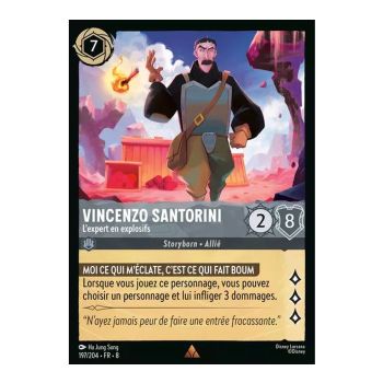 Item Vincenzo Santorini, L'expert en explosifs - 197/204 - ROJ - Le Règne de Jafar - Brillante - Premium - Français