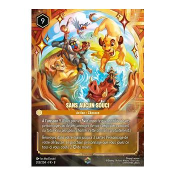 Item Sans aucun souci - 208/204 - ROJ - Le Règne de Jafar - Enchantée - Français