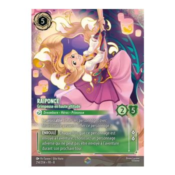 Item Raiponce, Grimpeuse en haute altitude - 214/204 - ROJ - Le Règne de Jafar - Enchantée - Français