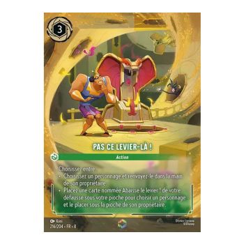 Item Pas ce levier-là ! - 216/204 - ROJ - Le Règne de Jafar - Enchantée - Français