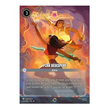 Item Plan désespéré - 222/204 - ROJ - Le Règne de Jafar - Enchantée - Français