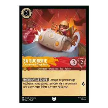 Item Sa Sucrerie, Cauchemar de Sugar Rush - 23/204 - ROJ - Le Règne de Jafar - Brillante - Premium - Français