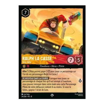 Item Ralph la Casse, Gros bêta - 24/204 - ROJ - Le Règne de Jafar - Super Rare - Français