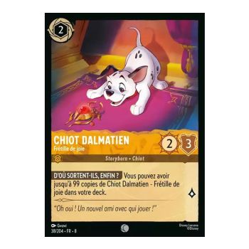 Item Chiot Dalmatien, Frétille de joie - 38/204 - ROJ - Le Règne de Jafar - Brillante - Premium - Français