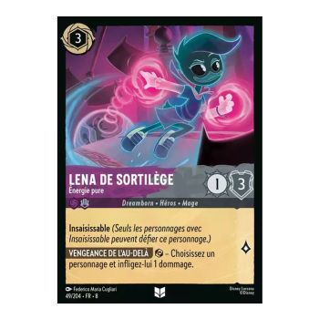 Item Lena de Sortilège, Énergie pure - 49/204 - ROJ - Le Règne de Jafar - Brillante - Premium - Français