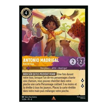 Item Antonio Madrigal, Ami de tous - 5/204 - ROJ - Le Règne de Jafar - Rare - Français