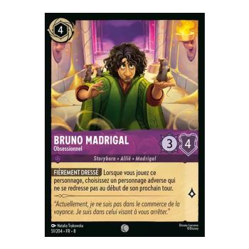 Item Bruno Madrigal, Obsessionnel - 51/204 - ROJ - Le Règne de Jafar - Brillante - Premium - Français