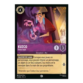 Item Kuzco, Ennui royal - 53/204 - ROJ - Le Règne de Jafar - Brillante - Premium - Français