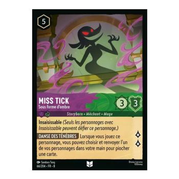 Item Miss Tick, Sous forme d'ombre - 66/204 - ROJ - Le Règne de Jafar - Peu Commune - Français