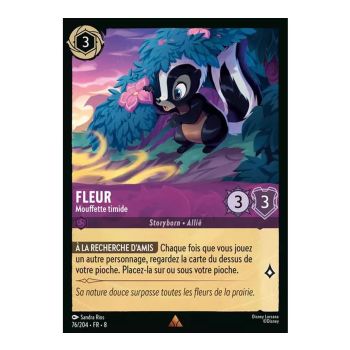 Item Fleur, Mouffette timide - 76/204 - ROJ - Le Règne de Jafar - Rare - Français