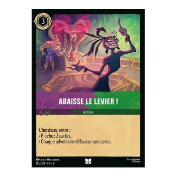 Item Abaisse le levier ! - 80/204 - ROJ - Le Règne de Jafar - Peu Commune - Français