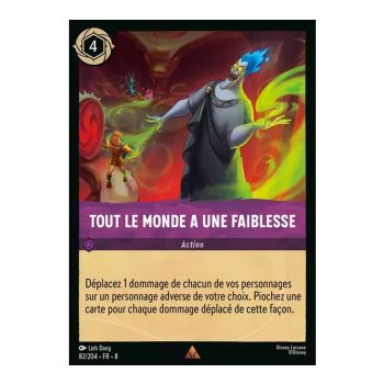 Item Tout le monde a une faiblesse - 82/204 - ROJ - Le Règne de Jafar - Rare - Français