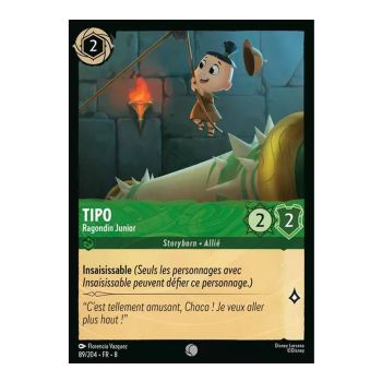 Item Tipo, Ragondin Junior - 89/204 - ROJ - Le Règne de Jafar - Commune - Français