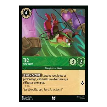 Item Tic, Vif d'esprit - 97/204 - ROJ - Le Règne de Jafar - Brillante - Premium - Français