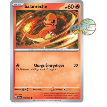 Item Salamèche - Commune 26/197 - Ecarlate et Violet Flammes Obsidiennes