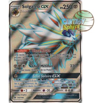 Item Solgaleo GX - Full Art Ultra Rare  143/149 - Soleil et Lune 1