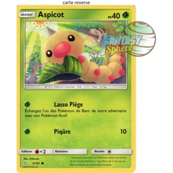 Item Aspicot - Reverse 2/181 - Soleil et Lune 9 Duo de Choc