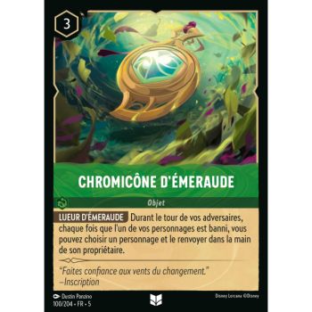 Item Chromicône d'Émeraude - 100/204 - SSK - Ciel Scintillant - Brillante - Premium - Français