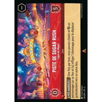 Item Piste de Sugar Rush - Ligne de départ - 135/204 - SSK - Ciel Scintillant - Brillante - Premium - Français