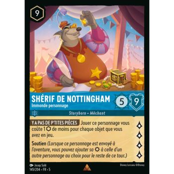 Item Shérif de Nottingham - Immonde personnage - 145/204 - SSK - Ciel Scintillant - Brillante - Premium - Français